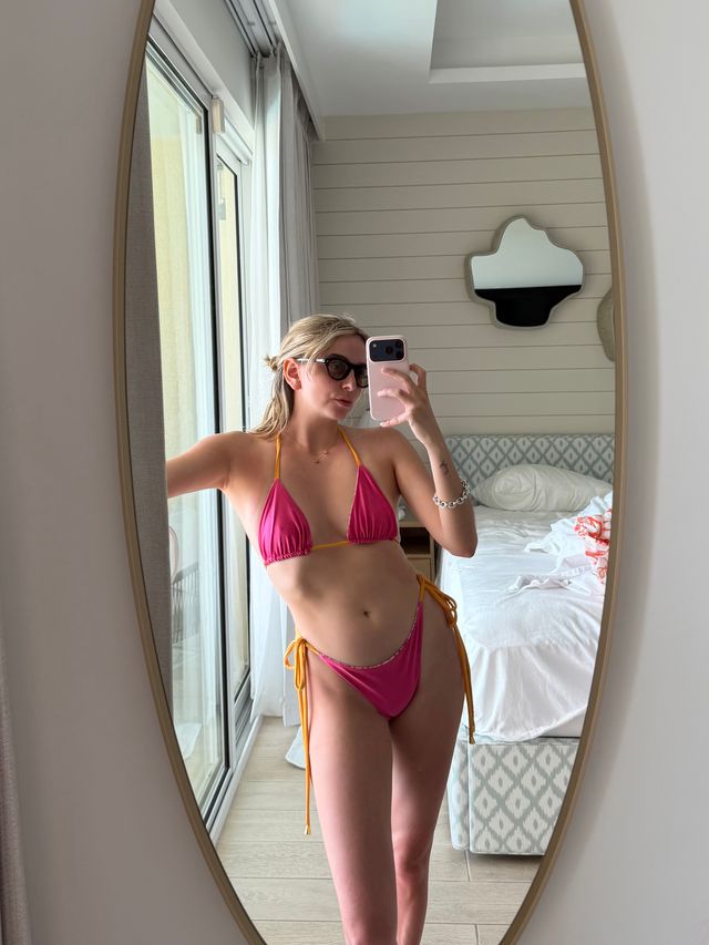 The Leo Bottoms in Pink Wisteria