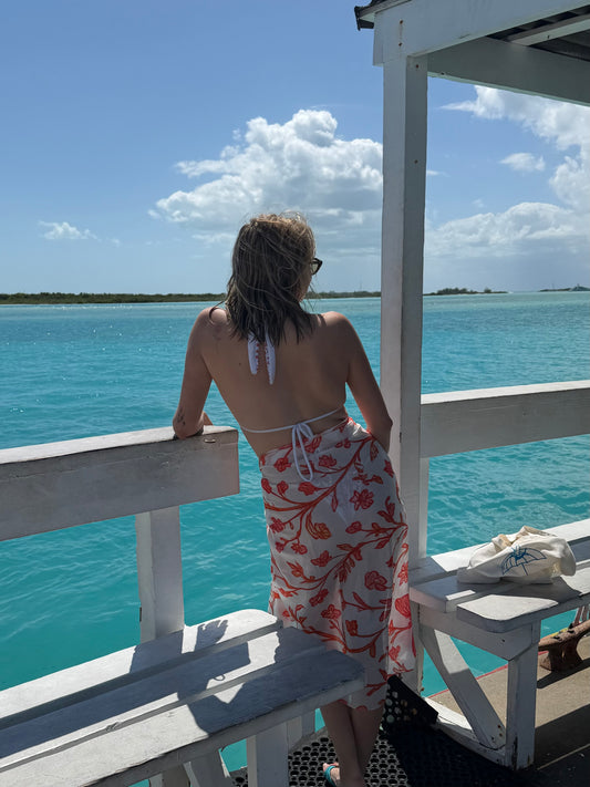 Pink Wisteria Midi Sarong