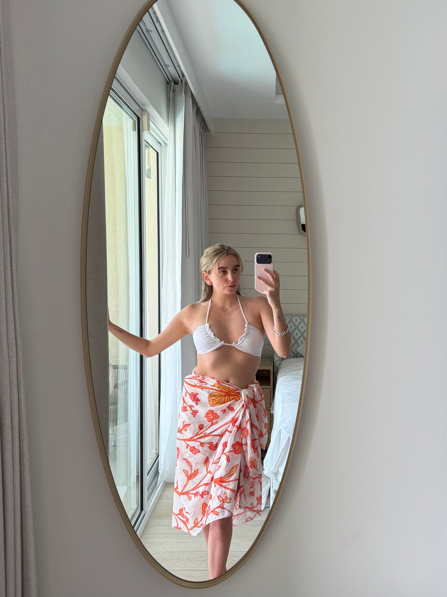 Pink Wisteria Midi Sarong